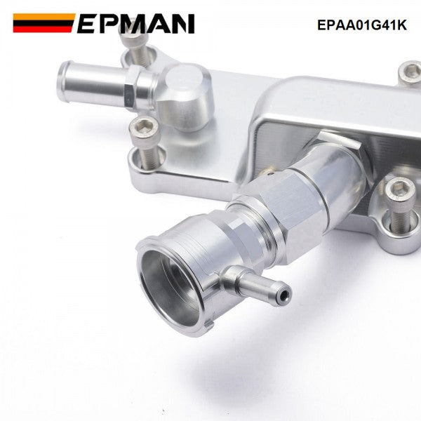 16an Hose Racing Car Upper Coolant Housing Filler Neck W/ Fitting For 16an Hose Racing Car Upper Coolant Housing Filler Neck W/ Fitting For