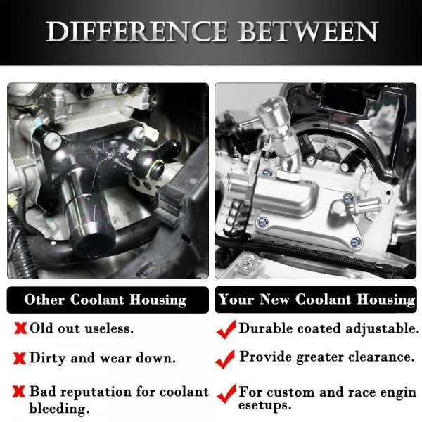 EPMAN Upper Coolant Housing Straight For K24/K20Z3  -  filler neck option