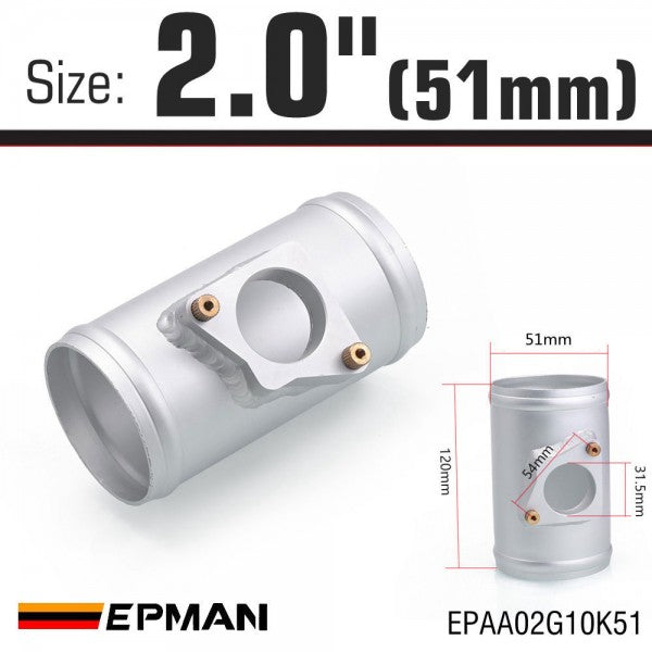 EPMAN 2"/2.5"/3" Aluminum MAF Sensor Adapter - Toyota, Mazda, Subaru