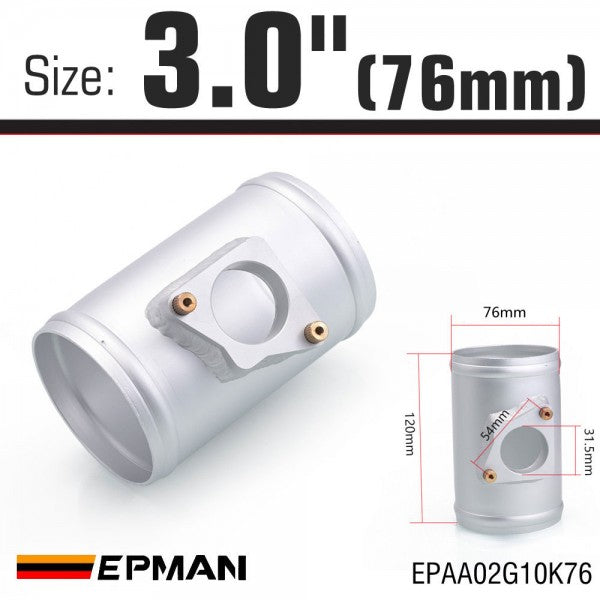 EPMAN 2"/2.5"/3" Aluminum MAF Sensor Adapter - Toyota, Mazda, Subaru
