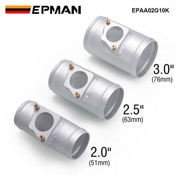 EPMAN 2"/2.5"/3" Aluminum MAF Sensor Adapter - Toyota, Mazda, Subaru