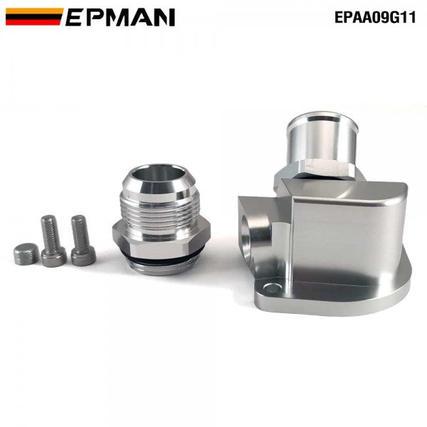 EPMAN Billet Aluminum Thermostat Housing - Honda B & D Series with  1.25" AN16 Fitting