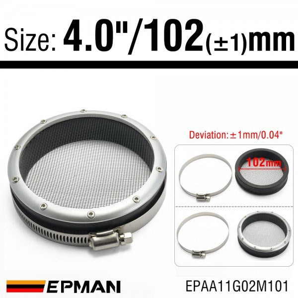 EPMAN Turbo Inlet Grill Guard Screen - 3", 3.5" 4"