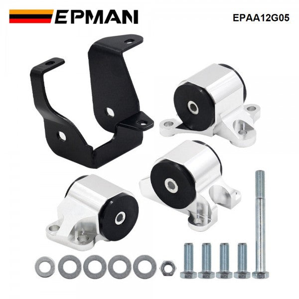 EPMAN Engine Swap Motor Mount 2 Post Kit for 96-00 Honda Civic EK B/D-Series B16 B18