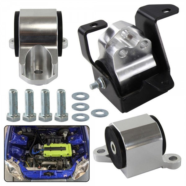 EPMAN Engine Motor Mount Kit For Honda Civic EK B16 B18 B20 96-00 3 Post Aluminum