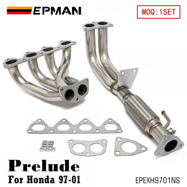 Epman Stainless Steel Exhaust Manifold - Honda Prelude 1997-2001 H22