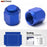 EPMAN Aluminum Adapter Female Flare End Cap Fitting Blue AN6 AN8 AN10