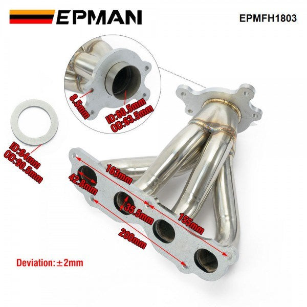 Epman Stainless Steel Exhaust Manifold  - Honda DC5 Base