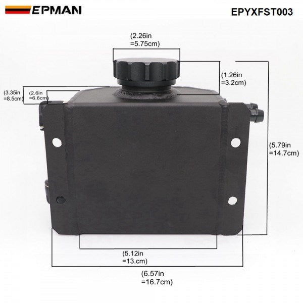 EPMAN Universal 1L Aluminium Engine  Catch Can
