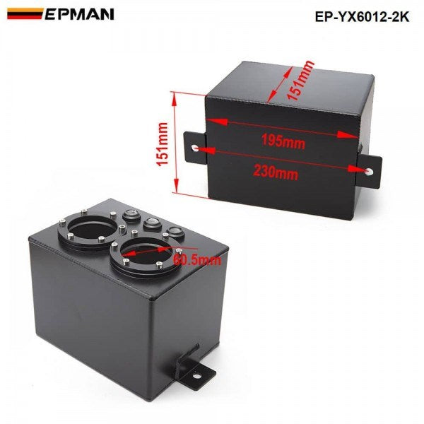 Epman Aluminium 3L Surge Tank with Dual 044 Fuel Pumps