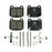 FactionFab V2 Rear Brake Pads Subaru STI 2004-2017 / 2017-2020 BRZ GT86 (With factory Brembos) / 2022-2026 BRZ GR86 (With factory Brembos)