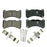 FactionFab V2 Front Brake Pads - 2018-2021 STI / 2024+ WRX TS & TR