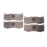 FactionFab Titanium Front Brake Shim Set - 2018-2021 STI / 2024+ WRX TS & TR