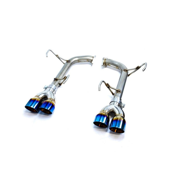 FactionFab Axle Back Exhaust Dual Burnt Stainless Tip 2022+ WRX