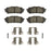 FactionFab F-Spec Rear Brake Pads Subaru WRX 2003-2005