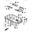 Honda Genuine Flanged Bolt 6x40