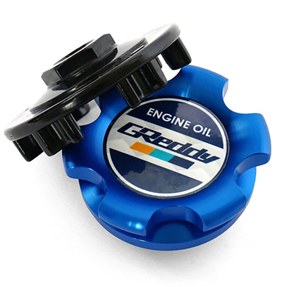Greddy Engine Oil Filler Cap B-Type Twilight Chrome - Toyota M37 X P3.0