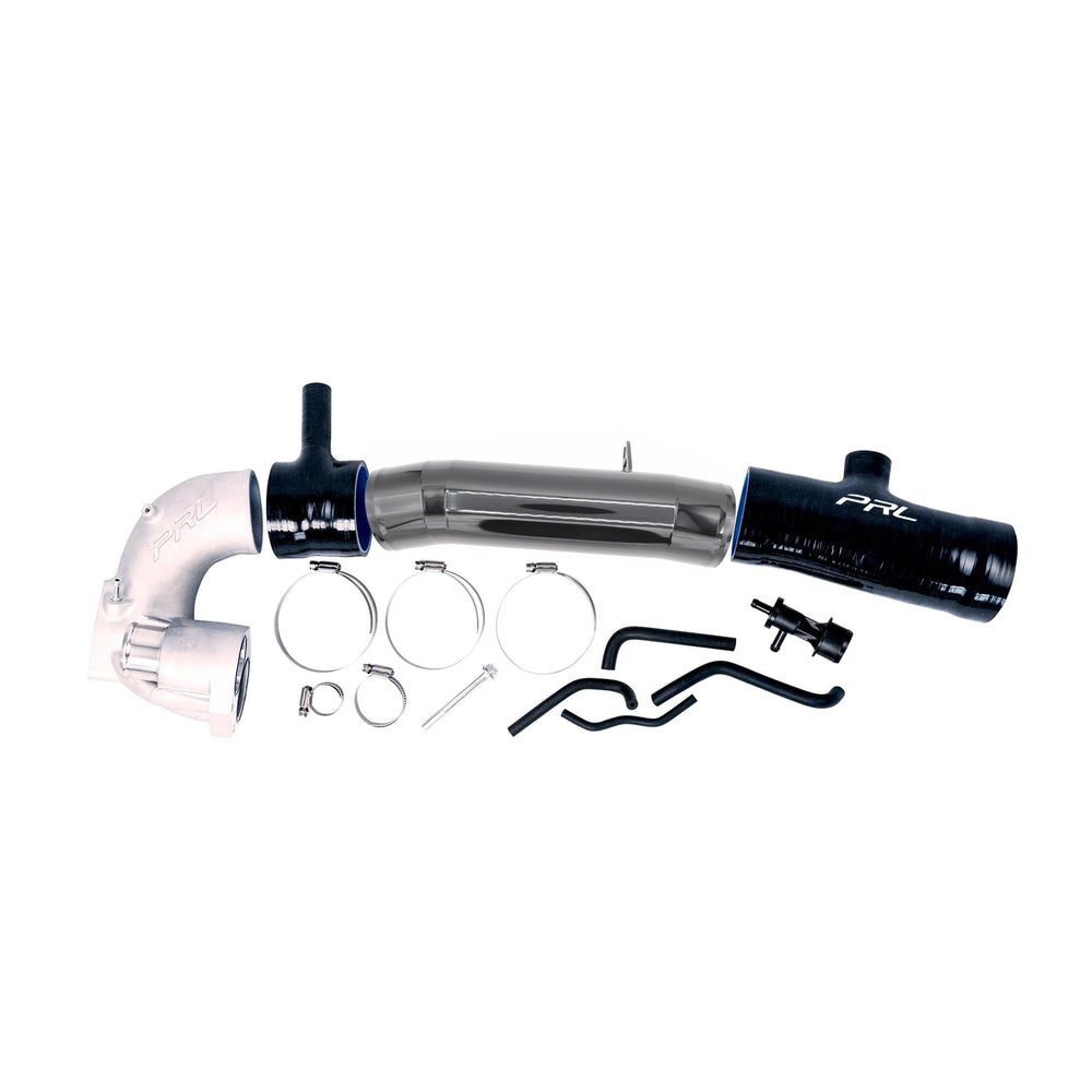 PRL Motorsports 2016-2021 Honda Civic 1.5T Black Thermal Coated Turbocharger Inlet Pipe Kit.