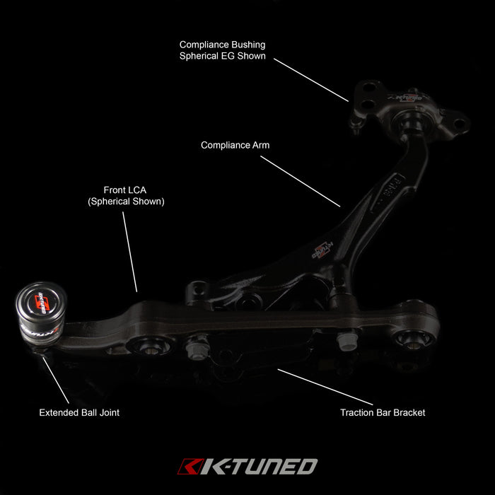 K-Tuned Roll Center / Extended Ball Joints - TSX (2004 - 2008) / Accord (2003 - 2007)