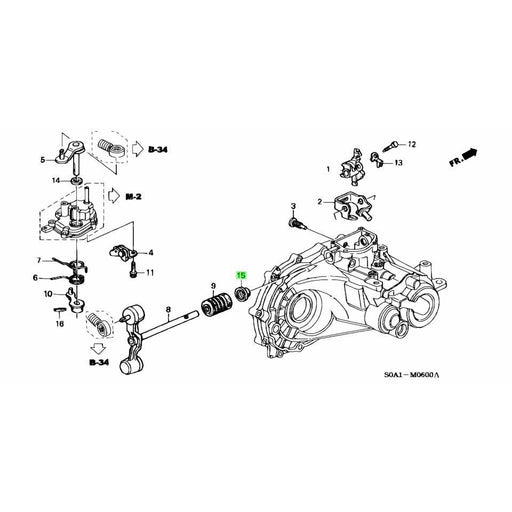 Honda Genuine Shift Boot Seal - F, H and B20