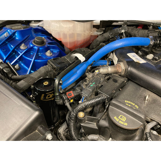 Alfa Romeo Giulia 2.0L Oil Catch Can kit available at Damond Motorsports