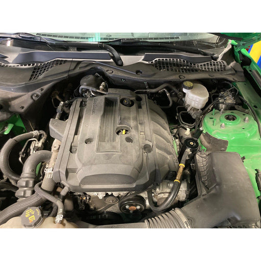 Damond Motorsports Ecoboost Mustang Oil Catch Can kit available at Damond Motorsports