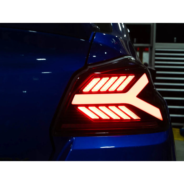 OLM Y-Spec LED Taillights (Smoke Lens White Optic) - 2015-2021 WRX / STI