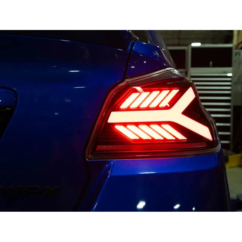 OLM Y-Spec LED Taillights (Clear Lens White Optic) - 2015-2021 WRX / STI
