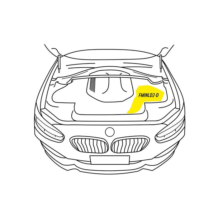 Forge Motorsport Carbon Fibre Inlet Duct for BMW F chassis (1 Series, 2 Series, 3 Series, 4 Series, 5 Series)