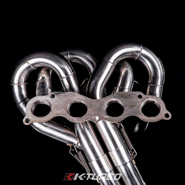 K-Tuned Ram Style K-Swap Header Polished 304 Stainless Steel