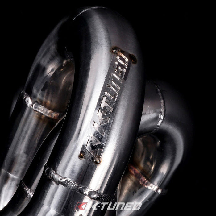 K-Tuned Ram Style K-Swap Header Polished 304 Stainless Steel