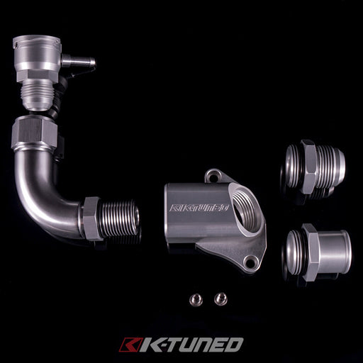 K-Tuned Upper Coolant Housing w'Filler - B18C (black top p72)