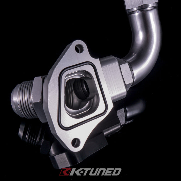 K-Tuned Upper Coolant Housing w'Filler - B18C (black top p72)