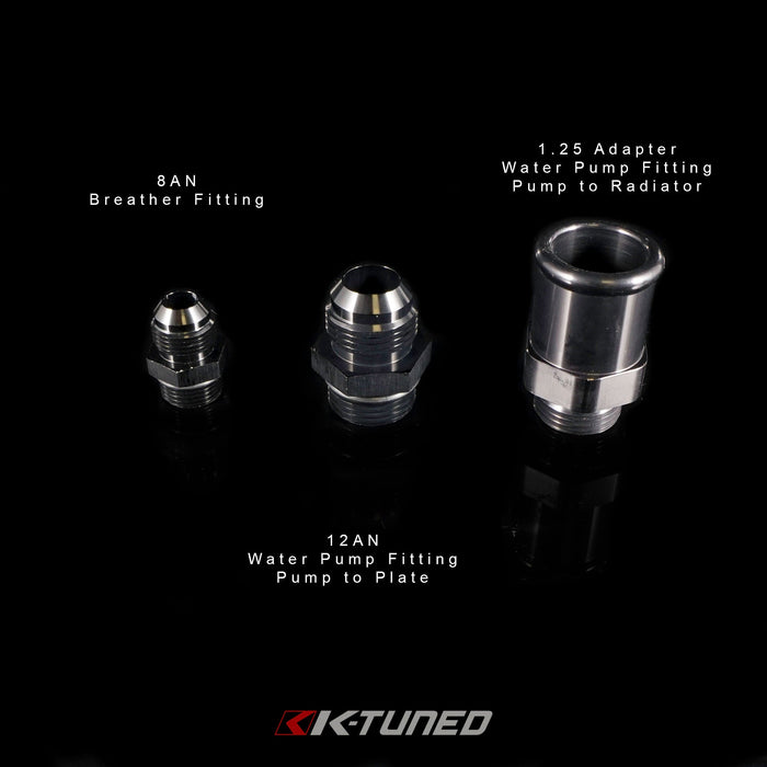 K-Tuned Complete B-Series Alternator Water Plate Kit ( w/ Electric Water Pump)