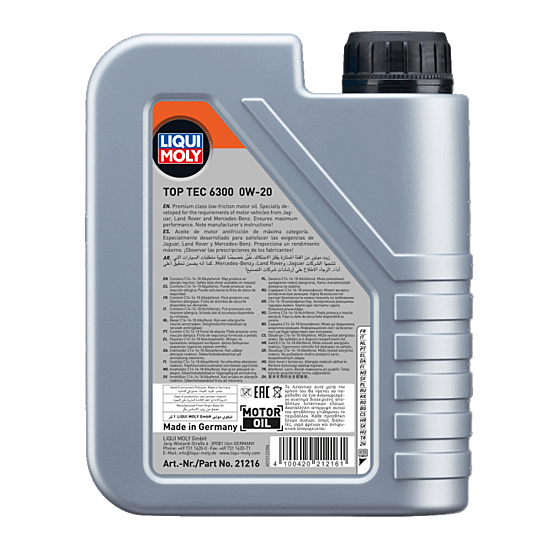Liqui Moly Top Tec 6300 0W-20