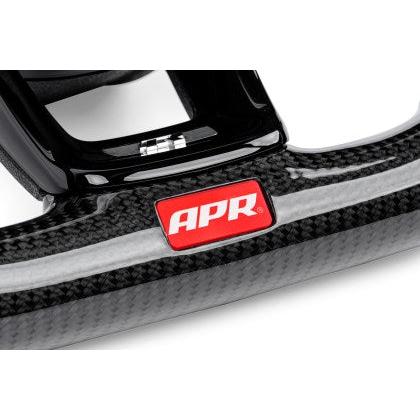 APR 15-26 Volkswagen Golf R/GTI/Jetta (MK7) Carbon Fiber/Silver Stitch Steering Wheel (For Paddles)