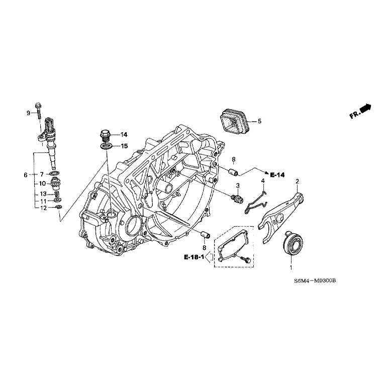 Honda Genuine Clutch Release Fork - K Series