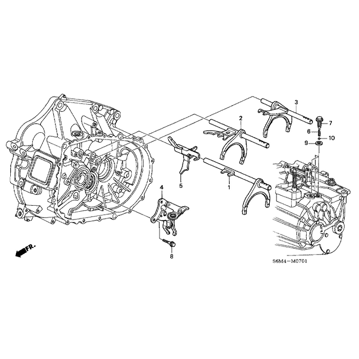 Honda Genuine Shift Selector 5-6 - K Series