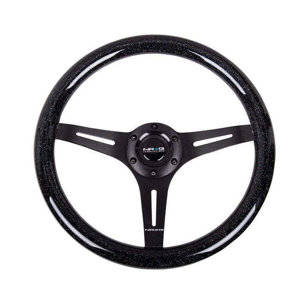 NRG Innovations 350mm 1.5" Deep Dish Wood Grain Steering Wheel