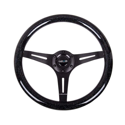 NRG Innovations 350mm 1.5" Deep Dish Wood Grain Steering Wheel