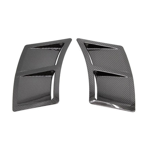 OLM S207 Style Carbon Fiber Bumper Vent Inserts - 2015 WRX STI