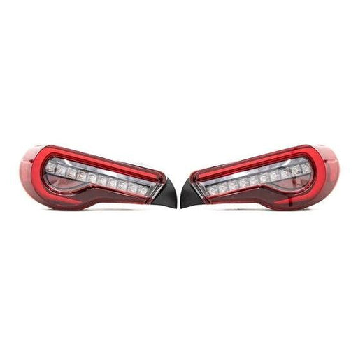 OLM OE Plus Linear Style Sequential Tail Lights (Clear) - 13-20 FR-S BRZ 86