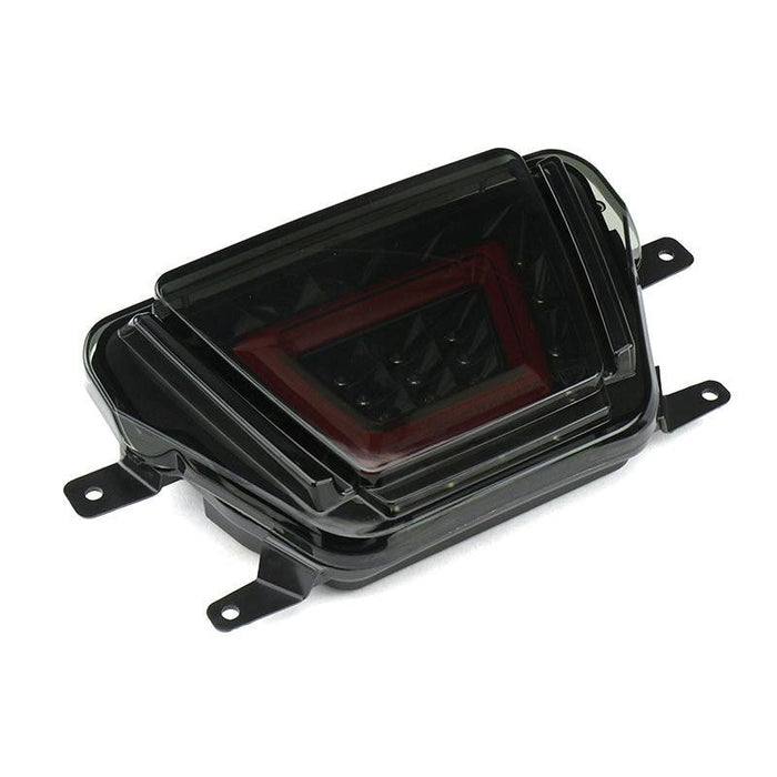 OLM V2 F1 Style Multifunction 4th Brake Light (Smoke Lens Black Base Red Bar) - 2020 Supra