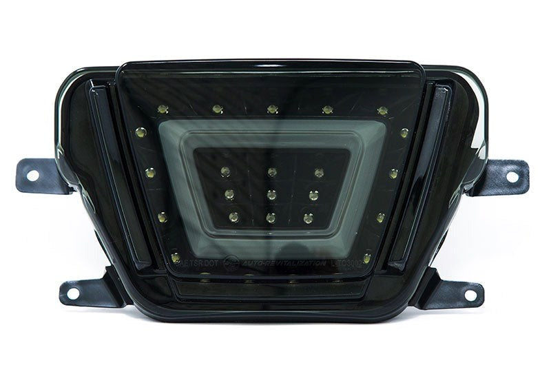 OLM V2 F1 Style Multifunction 4th Brake Light (Smoke Lens Black Base White Bar) - 2020 Supra