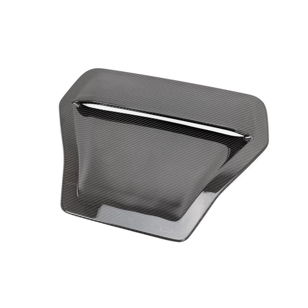 OLM LE Carbon Fiber Hood Scoop Cover - 2017 - 2021 Honda Civic Type R