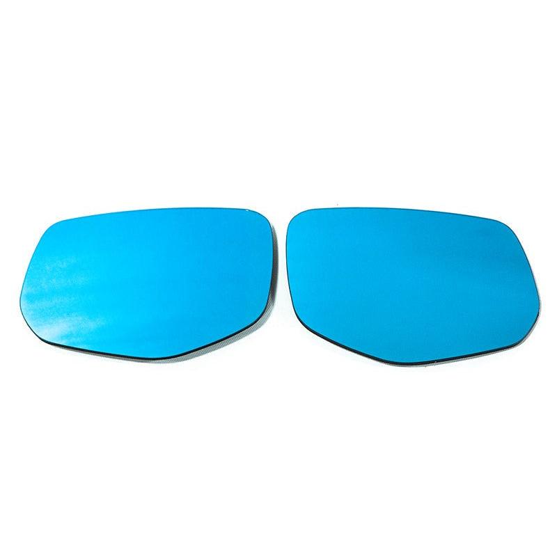 OLM Wide Angle Convex Mirrors w Turn Signals Defrosters (Blue) - Subaru WRX 2022