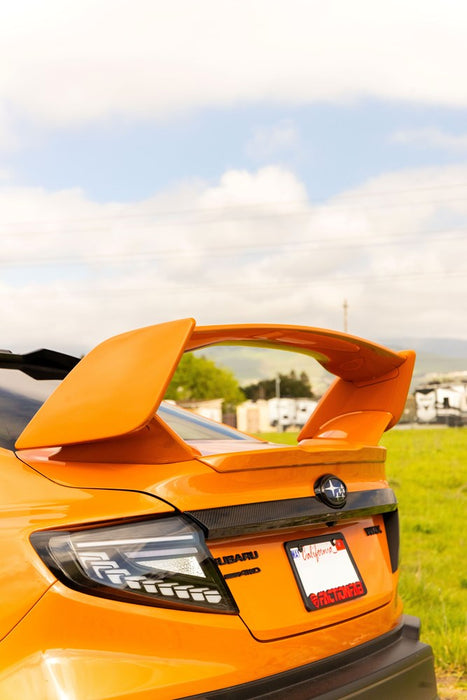 OLM S Style Paint Matched Spoiler 5pc (Crystal Black Silica) - 2022+ WRX