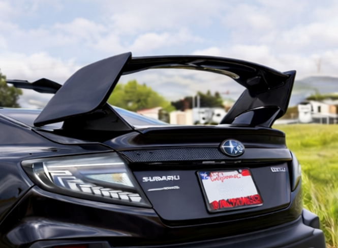 OLM S Style Paint Matched Spoiler 5pc (Ice Silver Metallic) - 2022+ WRX