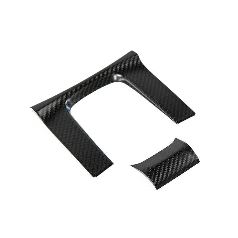 OLM Carbon Fiber Shifter Panel Cover (Matte Finish) - 2016-2021 Honda Civic