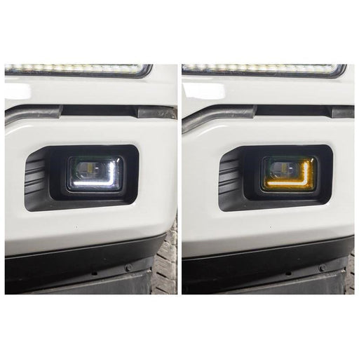 15-20 F150 Fog Lights w/ White or Amber DRL and Turn Signal - OLM